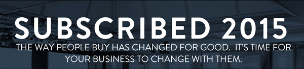 Chief Product Officer Speaking at Subscribed 2015